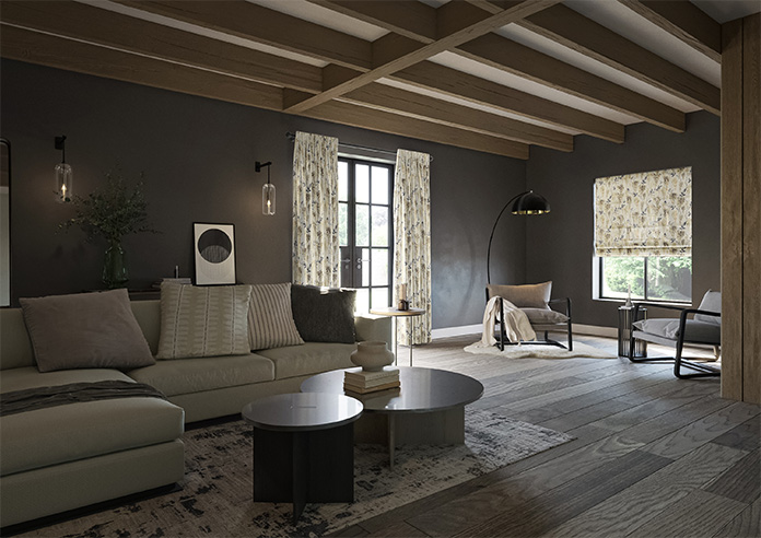 Wisteria Silk, Grey - Made to Measure Curtains - Image 8